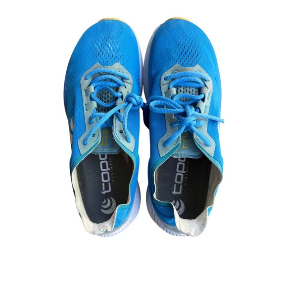 Topo Athletic Women's W-Cyclone Sky/Gold Running Shoes.Size 8 US - Picture 9 of 14